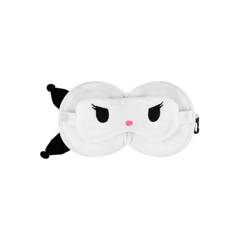 Uitverkoop HELLO KITTY - Kuromi - Travel bag with 15cm sleep mask