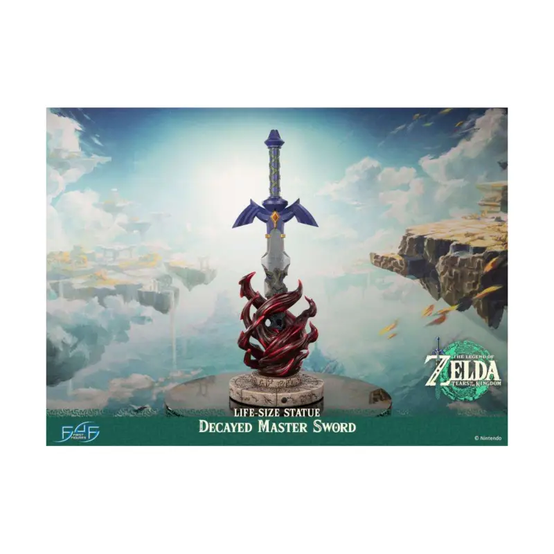 Betaalbaar Legend Of Zelda Tears Of The Kingdom Decayed Master Sword Life-size Statue