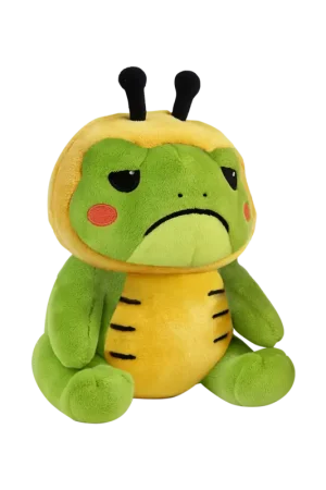 FROWNY FROGS - Bee - Plush 25cm Rechtstreeks Van De Fabrikant