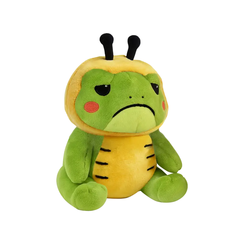 FROWNY FROGS - Bee - Plush 25cm Rechtstreeks Van De Fabrikant