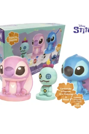 Weekendaanbieding STITCH & ANGEL & SCRUMP - Set of 3 Paintable Figures Figuurtje