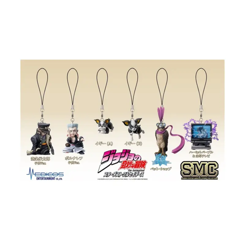 JoJo's Bizarre Adventure: Stardust Crusaders Figure Set Super Chozo Mascot Collection Blind Box (6) Gecertificeerd