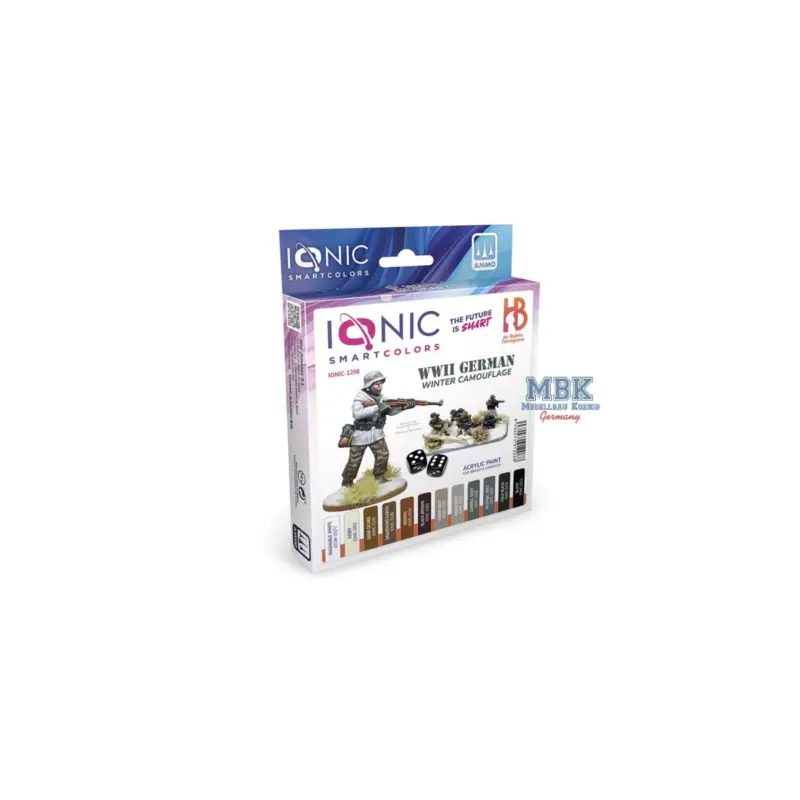 IONIC WWII German Winter camouflage Set Acrylverf Koopje
