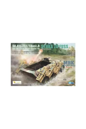 Gratis Retour Sd.Kfz. 251/1 Ausf.D 28/32cm Wurfrahmen 40 w/int. Schaalmodel
