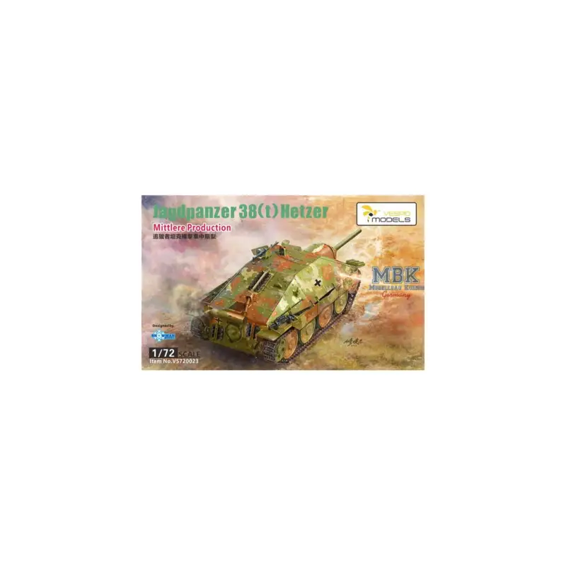 Bestseller Jagdpanzer 38 (t) Hetzer - Mid Production Schaalmodel