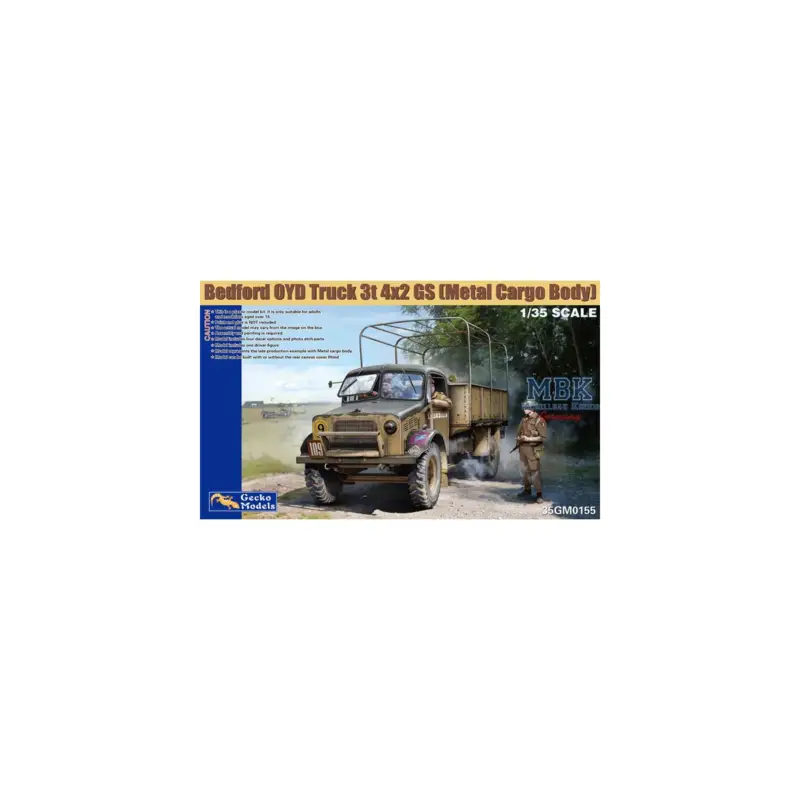 Populair Bedford OYD Truck 3t 4x2 GS (Metal Cargo Body) Schaalmodel