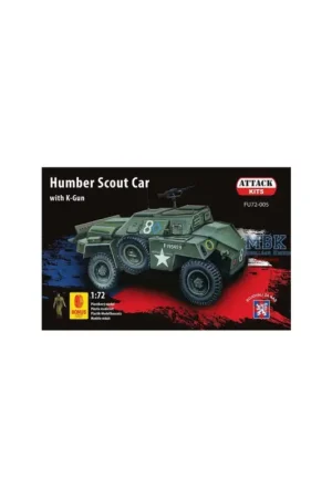 Flitsaanbieding Humber Scout Car with K-Gun + Bonus Parts Schaalmodel