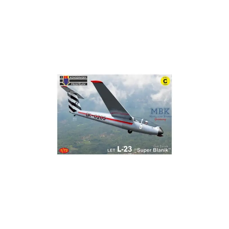 Let L-23 Super Blaník „Over Europe“ Schaalmodel Betrouwbaar