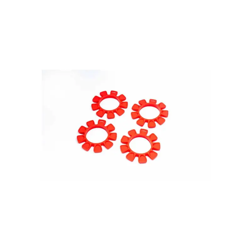 Gereduceerde Prijs Koswork UFO Tire Bands for 1:8 Buggy Tires (4) Red
