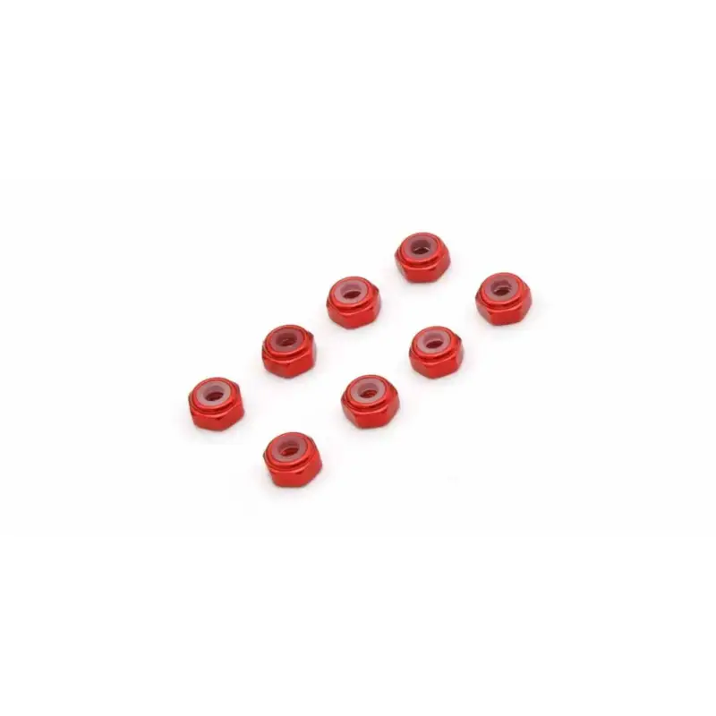 Nu Kopen Kyosho Mini-Z M2 Nylstop Aluminum Wheel Nuts (8) Red