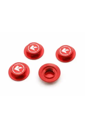 Rechtstreeks Van De Fabrikant Kyosho Inferno 1:8 Blind Wheel Nuts (4) Red