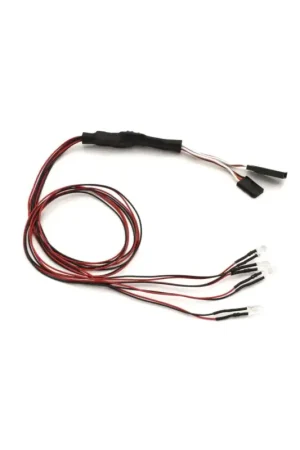 Tijdelijk Beschikbaar LED Light Unit Diam.5 - L400 - Red (4 Bulbs)