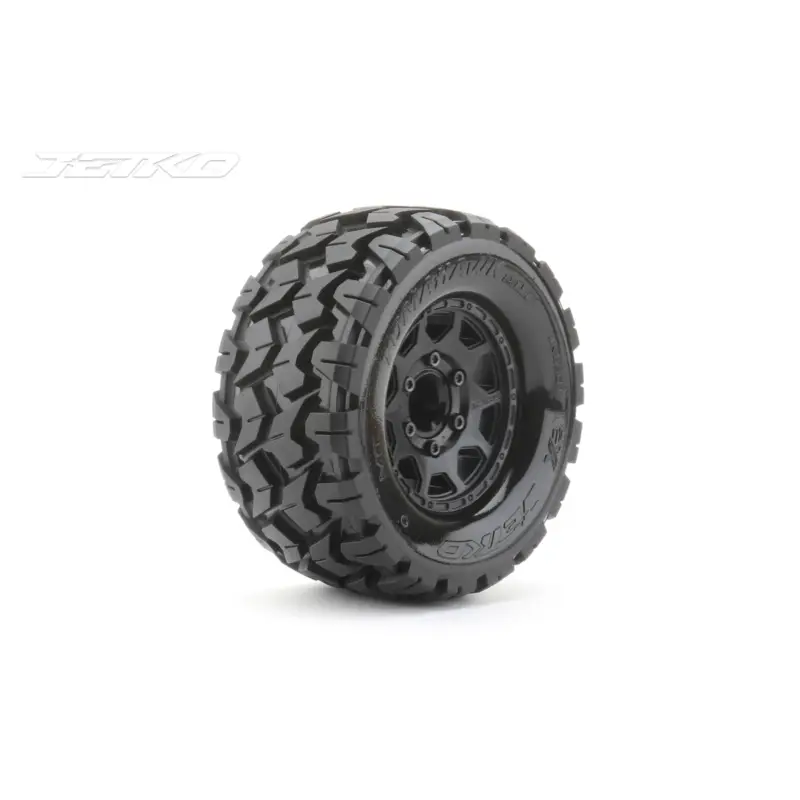 Jetko EX MT Tomahawk tires rim 2.8 Hex 12,14,17mm (2) Aanbieding