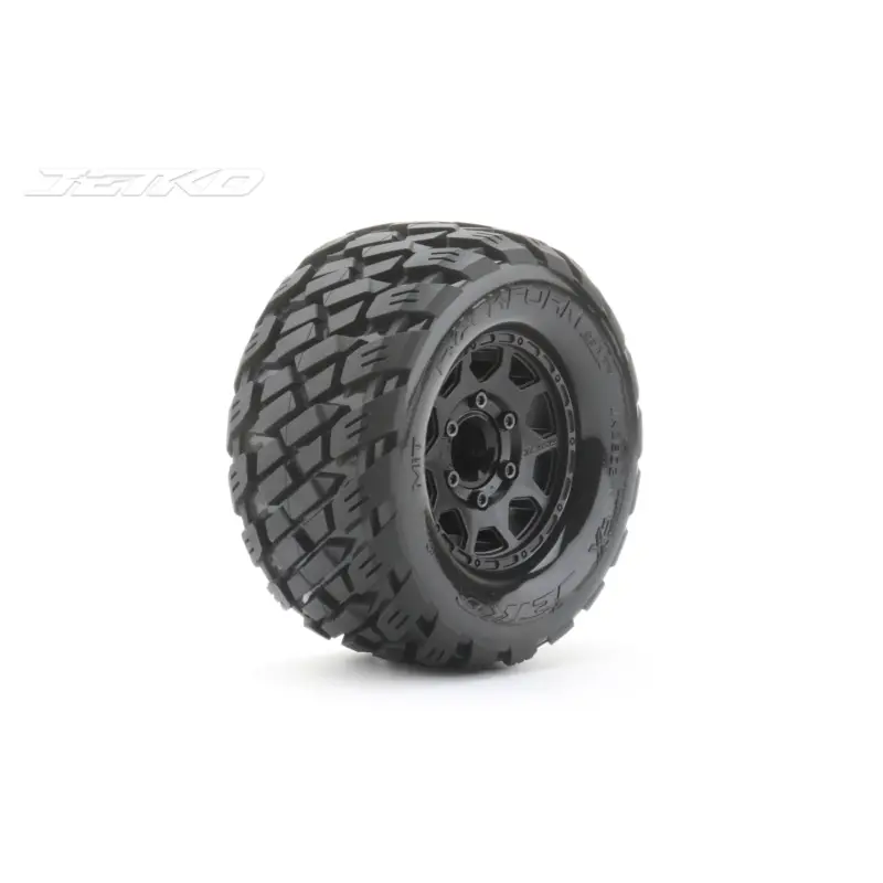 Meest Verkocht Jetko EX MT Rockform tires rim 2.8 Hex 12,14,17mm (2)