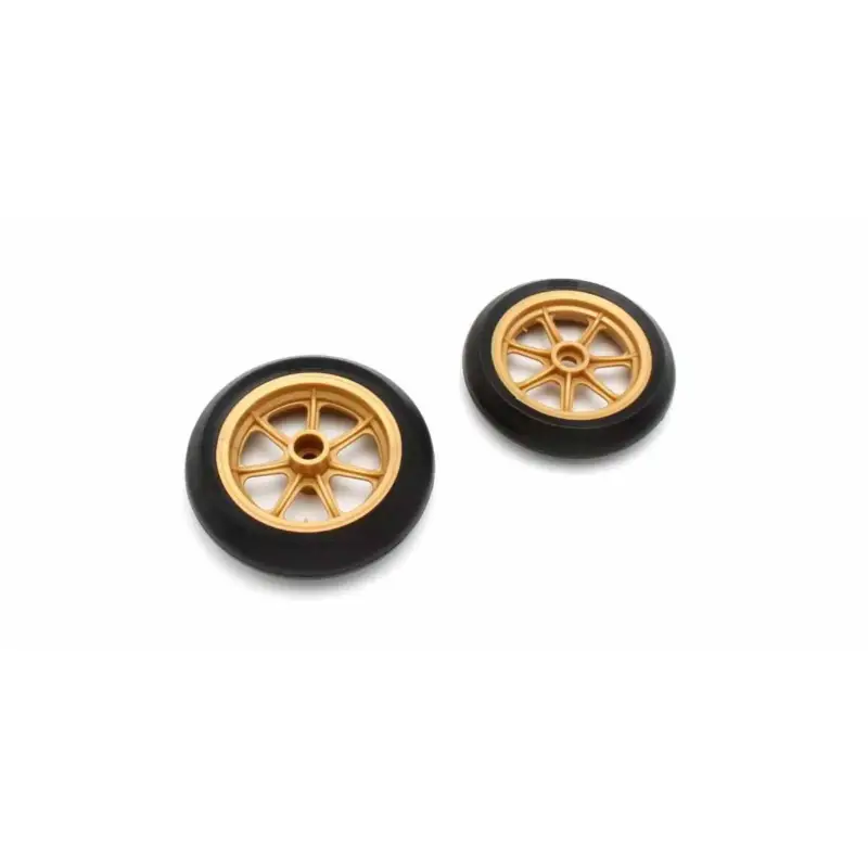 Koop Online Kyosho Hanging-On Racer Yamaha YZR500 Tires & Rims (2)