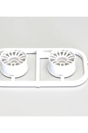 Express Levering Kyosho Mini-Z MR03 Wide Wheels - Offset -1.0 (2) White