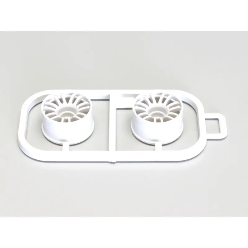 Express Levering Kyosho Mini-Z MR03 Wide Wheels - Offset -1.0 (2) White