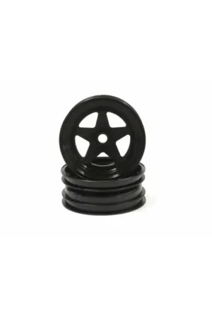 Kyosho Scorpion 2014 Front Rims (2) Black 2.2 inches Actieprijs