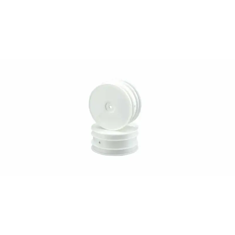 Front rims 2.2 Kyosho Lazer 4WD (2) White Beperkte Voorraad
