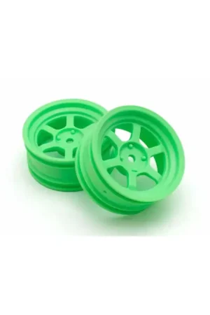 Rims 1:10 Kyosho Fazer FZD2 Rays TE37V Offset 5mm (2) Green Flitsaanbieding