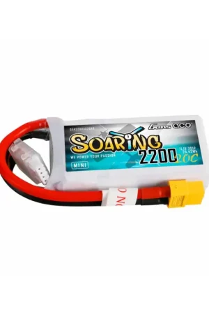 Koop Vandaag GensAce Mini LiPo 3S 11.1V-2200-20C 77x34x26mm 144g (XT60)