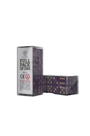 D6 Pack - Sparkling Purple & Gold Populair