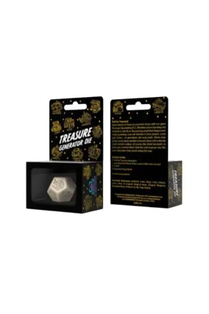 Treasure Generator Dice - Beige & Black Direct Verzonden