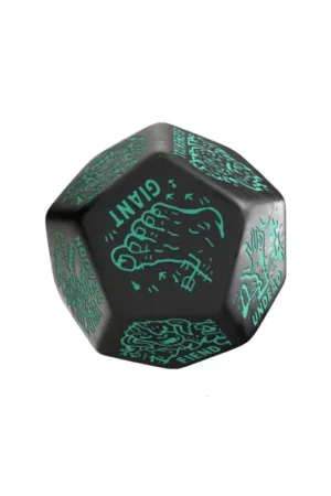 Monster Generator Dice - Black & Turquoise Lage Kosten