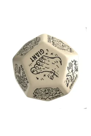 Monster Generator Dice - Beige & Black Rechtstreeks Van De Fabrikant