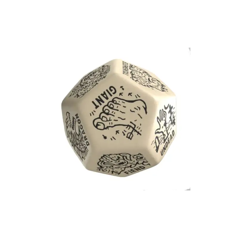 Monster Generator Dice - Beige & Black Rechtstreeks Van De Fabrikant