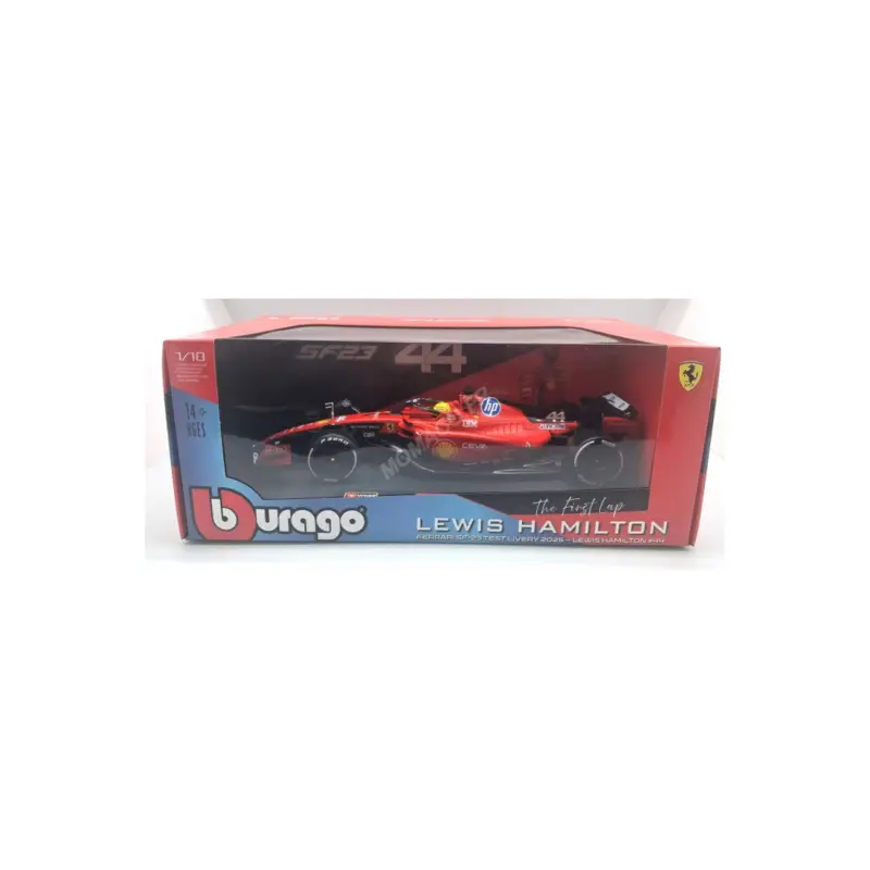 Ferrari f1 sf-23 team scuderia ferrari hp 44 lewis hamilton test fiorano 2025 Miniatuur Direct Verzonden