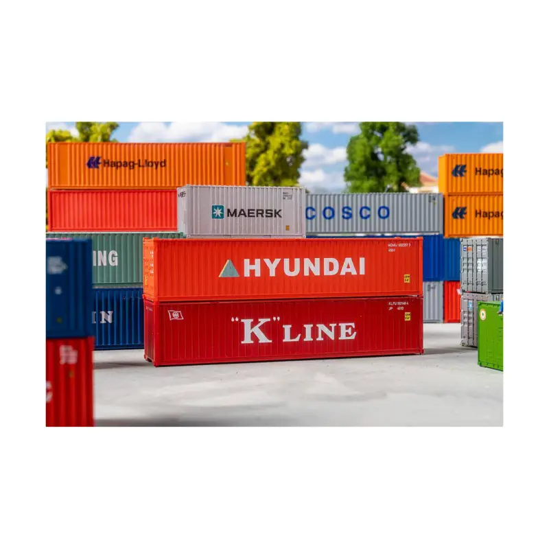 Beste Prijs 40' K-Line containers + Hyundai