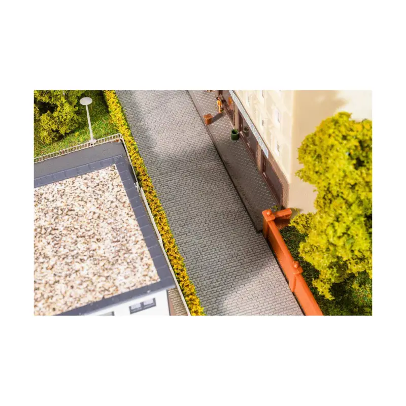 Road film Light grey cobblestones Gratis Retour