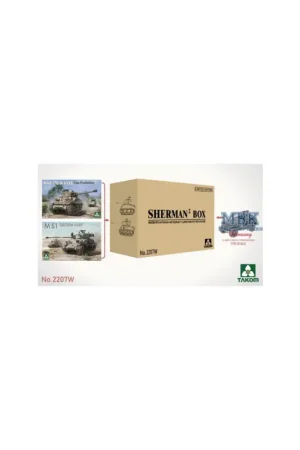 Gereduceerde Prijs SHERMAN² BOX + U.S. Army 1/4Ton Utillty Truck Schaalmodel