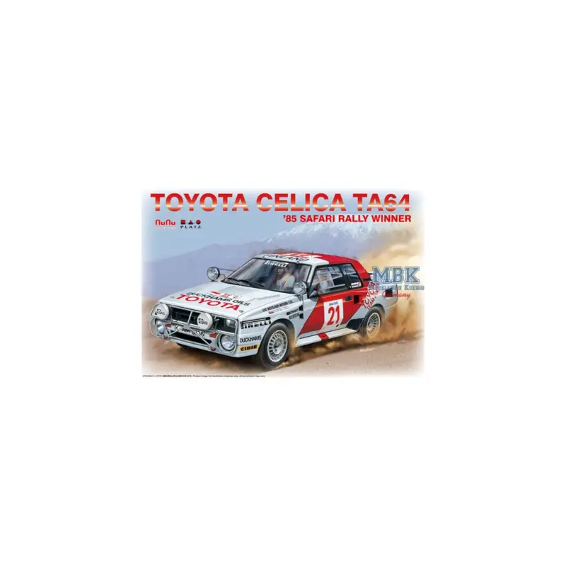 Betrouwbaar Toyota Celica TA64 1985 Safari Rally Winner Schaalmodel