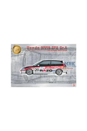 Lage Prijs Honda Civic EF3 Gr.A 1989 Macau Guia Race 20 1:24 Schaalmodel