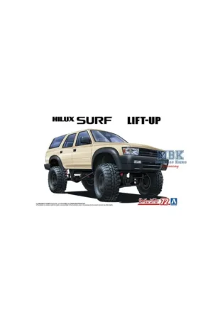 Vzn130g hilux surf lift up '91 (toyota) Schaalmodel Op = Op