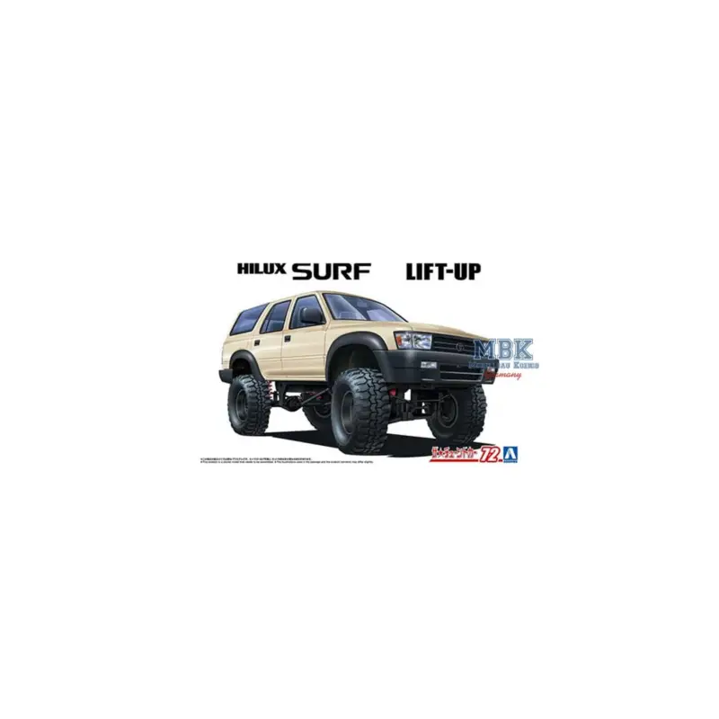 Vzn130g hilux surf lift up '91 (toyota) Schaalmodel Op = Op