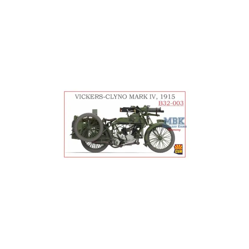 Speciale Aanbieding Vickers-Clyno Mark IV, 1915 Schaalmodel