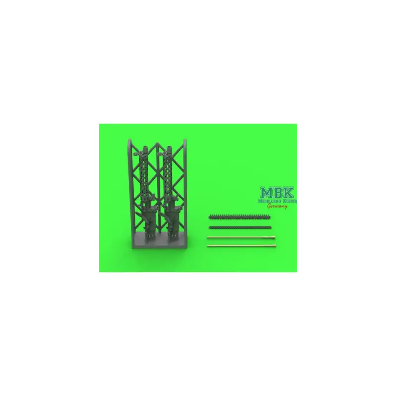 Spandau LMG 08/15 (2x) - w/ LONG charging handle Koop Vandaag