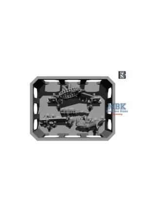 Weekendaanbieding Barrel holder for Tiger-I mir productions