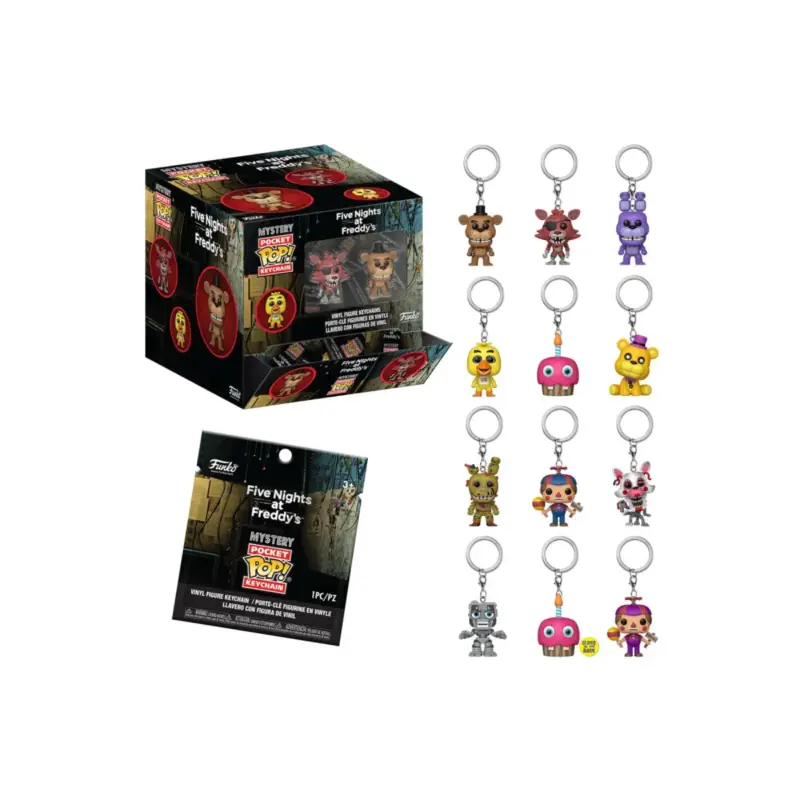 Veilige Betaling FNAF CLASSIC - Pocket Pop Keychain - 12pc PDQ
