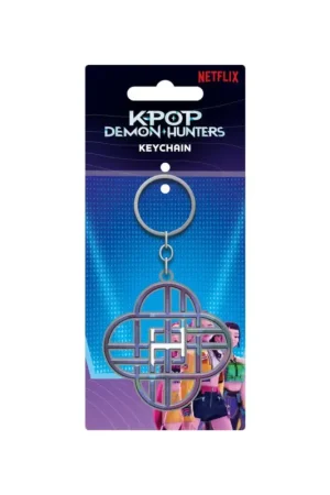 Voordeelprijs KPop Demon Hunters Huntrix Metal Keychain
