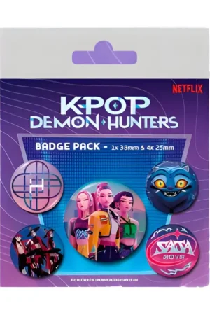 KPop Demon Hunters pack 5 badges Veilige Betaling
