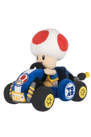 MARIO KART WORLD - Toad - Plush 27cm Beperkt Aanbod