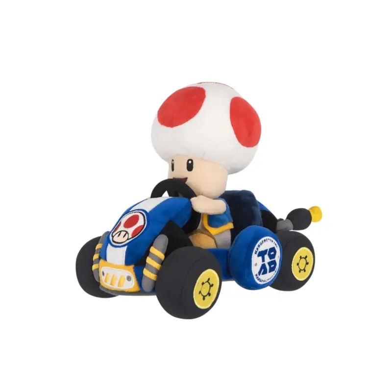 MARIO KART WORLD - Toad - Plush 27cm Beperkt Aanbod