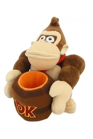 Fabrieksprijs SUPER MARIO - Donkey Kong with barrel - Plush 21cm