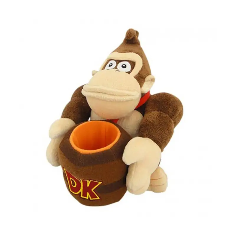 Fabrieksprijs SUPER MARIO - Donkey Kong with barrel - Plush 21cm