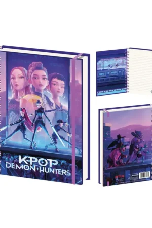 KPOP DEMON HUNTERS A5 Spiral Notebook Wiro Populair
