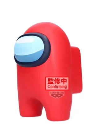 AMONG US - Red - Big Sofvimates Figure 18cm Figuurtje Superprijs
